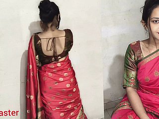 Desi Indian Bhabhi Ko Lal Sari Mein Jabarjat Choda Hai _ Down in the mouth heißer Anorak